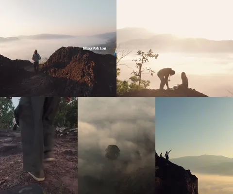 ภาพรวม 5 เฟรมจากคลิป เขาโปกโล้น • พิษณุโลก โดย @1.dayz