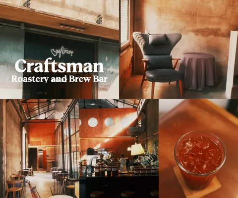 ภาพรวม 5 เฟรมจากคลิป Craftsman Roastery and Brew Bar โดย @1.dayz