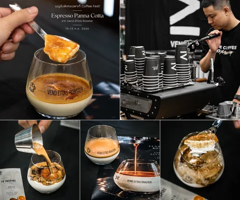 ภาพรวม 5 ภาพจากรีวิว Vend Ettas Roaster — Coffee Fest