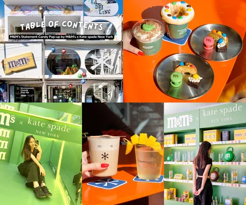 M&M’s × Kate Spade • Table of Contents