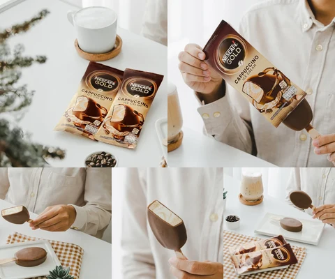 ภาพรีวิว เนสกาแฟโกลด์ • ไอศกรีมคาปูชิโน 2566