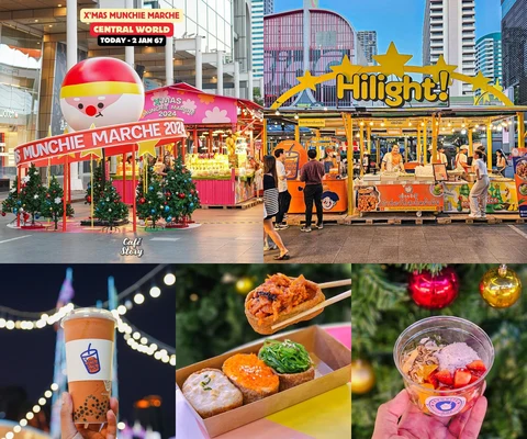 ภาพรีวิว X’Mas Munchie Marche • centralwOrld 2566