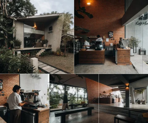 ภาพรวม 5 ภาพจากรีวิว lec. COFFEE & CO.
