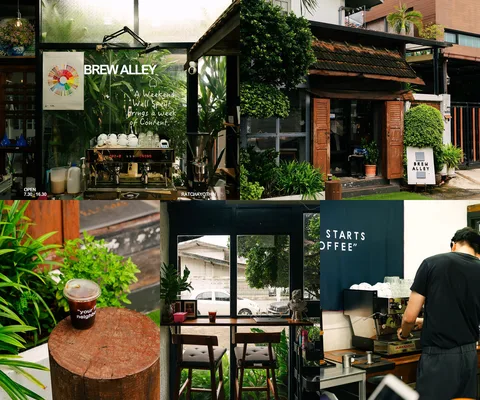 ภาพรวม 5 ภาพจากรีวิว Brew Alley • รัชโยธิน โดย @1.dayz