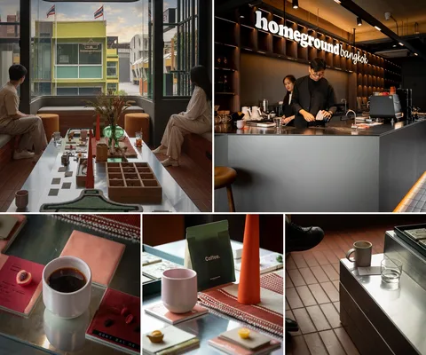 ภาพรีวิว Homeground Coffee Roasters — โรงคั่วกาแฟสิงคโปร์ในย่านอารีย์