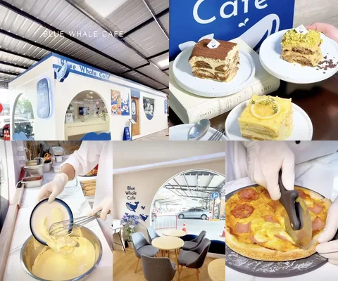 ภาพรีวิว Blue Whale Cafe • ตลาดต้นสัก