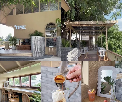 ภาพรีวิว Tewa Cafe • ริมแม่น้ำป่าสัก อยุธยา