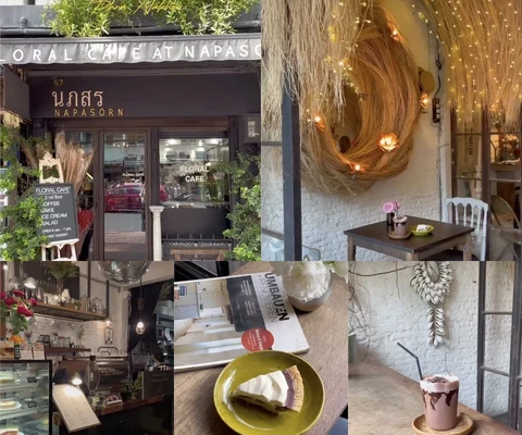 ภาพรีวิว Floral Café at Napasorn • ปากคลองตลาด