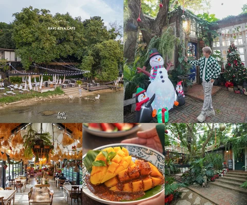 ภาพรีวิว RAVI RIVA CAFE • คริสต์มาส 2566