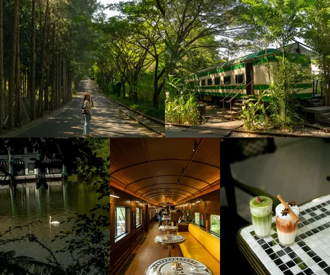 ภาพรวม 5 ภาพจากรีวิว Tea Carriage • เขาใหญ่ โดย @1.dayz