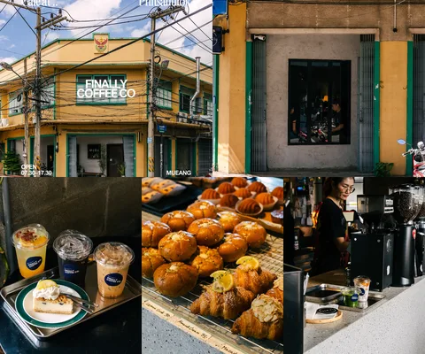 ภาพรวม 5 ภาพจากรีวิว Finally Coffee Co. • พิษณุโลก โดย @1.dayz