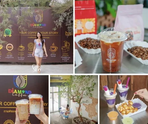 ภาพรีวิวต้นฉบับ Diamond Cafe' รัตนาธิเบศร์ 8