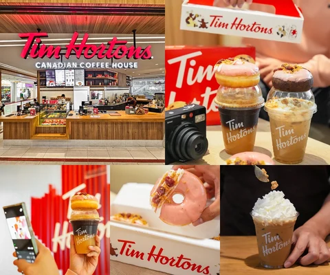 ภาพรีวิว Tim Hortons • สตรอว์เบอร์รี่และซอลท์เท็ดคาราเมล