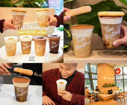 ภาพรีวิว Tim Hortons — deliCHEESE Coffee 2567