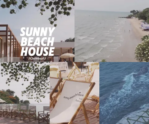 ภาพรวม 5 เฟรมจากคลิป Sunny Beach House • พัทยา โดย @1.dayz