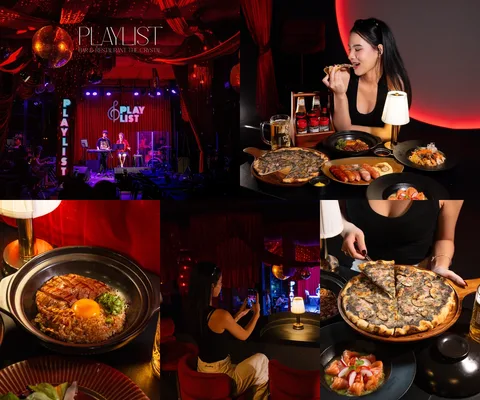 ภาพรีวิว Playlist Bar & Restaurant • เดอะคริสตัล