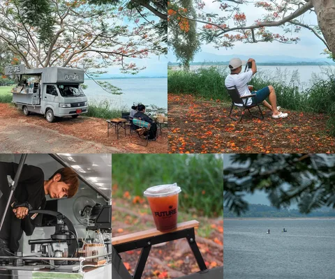 ภาพรีวิว Future Coffee • อ่างเก็บน้ำบางพระ
