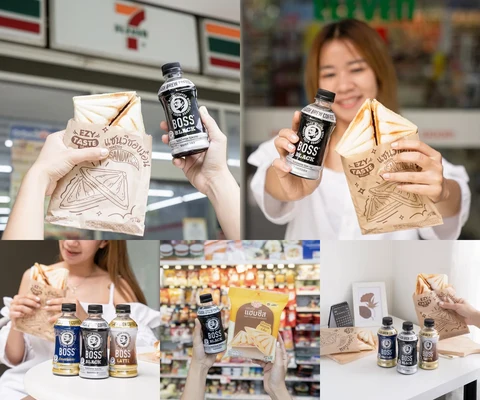 ภาพรีวิว BOSS Coffee × Ezy Taste • มื้อเช้า 2566