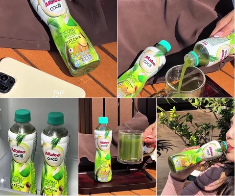 ภาพรีวิว มัทฉะมะพร้าวพร้อมดื่ม