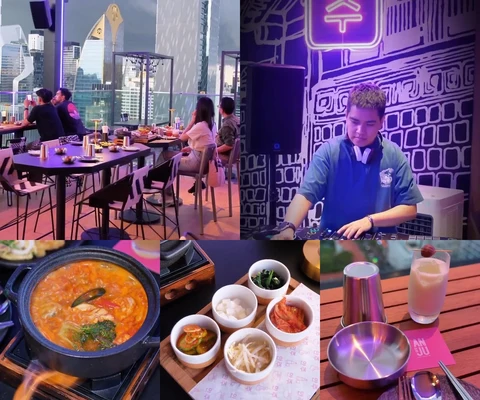 ภาพรีวิว ANJU Korean Rooftop Bar • หลังสวน