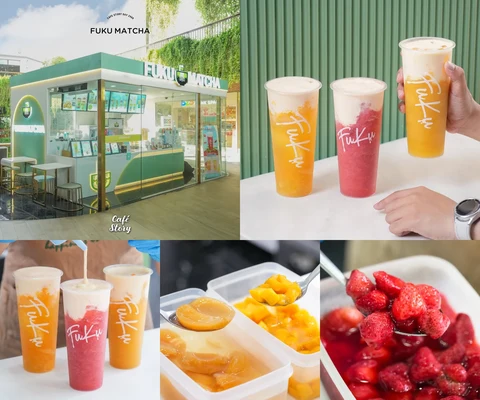 ภาพรีวิว Fuku Matcha • ชาครีมชีสผลไม้ อีสต์วิลล์