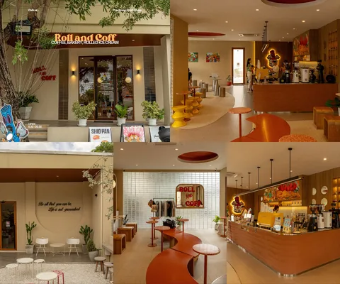 ภาพรวม 5 ภาพจากรีวิว Roll and Coff • หัวหิน โดย @1.dayz