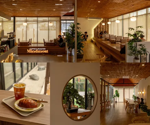 ภาพรวม 5 ภาพจากรีวิว MindMost Coffee • พิษณุโลก โดย @1.dayz