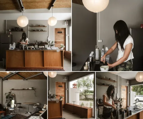 ภาพรวม 5 ภาพแรกจากโพสต์รีวิว dottthematcha