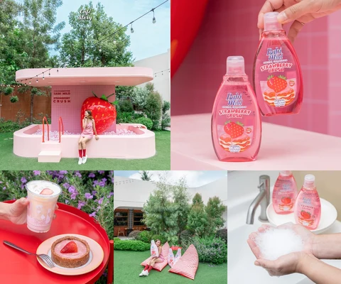 ภาพรีวิว Babi Mild × Holiday Pastry — Strawberry Crush