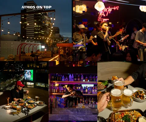 ภาพรวม 5 ภาพจากรีวิว Atmos On Top • Silom โดย @1.dayz